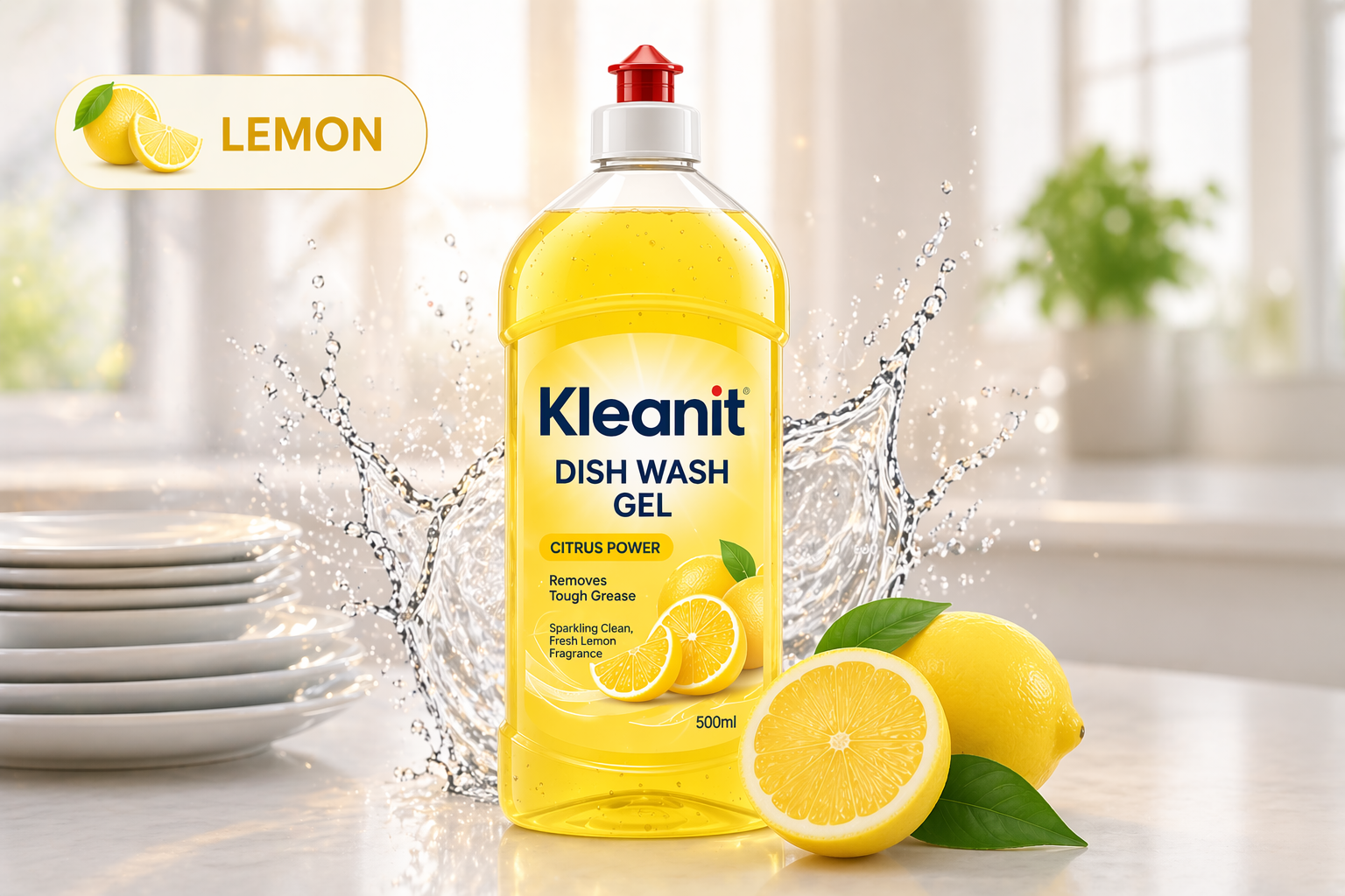 Kleanit PureCare Essentials Dish Wash Gel product pack